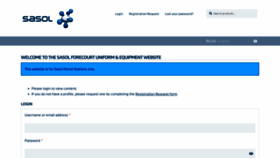 What Sasol.sapplive.co.za website looked like in 2021 (3 years ago)