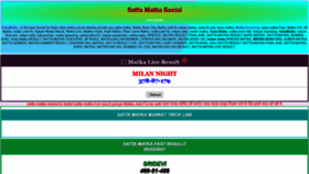 What Sattamatka.social website looked like in 2021 (3 years ago)
