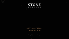 What Stonebrewing.com website looked like in 2021 (3 years ago)