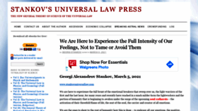 What Stankovuniversallaw.com website looked like in 2021 (3 years ago)