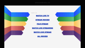 What Streamkiste.ch website looked like in 2021 (3 years ago)