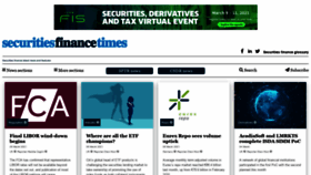 What Securitiesfinancetimes.com website looked like in 2021 (3 years ago)