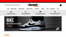 What Sneakersenzo.nl website looked like in 2021 (3 years ago)