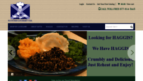 What Scottishgourmetusa.com website looked like in 2021 (3 years ago)