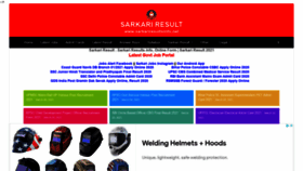 What Sarkariresultsinfo.net website looked like in 2021 (3 years ago)