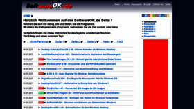What Softwareok.de website looked like in 2021 (3 years ago)