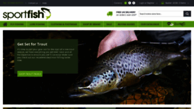 What Sportfish.co.uk website looked like in 2021 (3 years ago)
