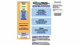 What Sponsorworks.net website looked like in 2021 (3 years ago)