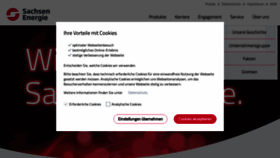 What Sachsenenergie.de website looked like in 2021 (3 years ago)