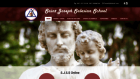 What Saintjosephsalesian.com website looked like in 2021 (3 years ago)