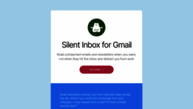 What Silentinbox.com website looked like in 2021 (3 years ago)