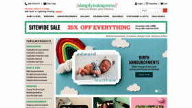 What Simplytoimpress.com website looked like in 2021 (3 years ago)