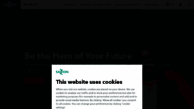What Saxion.edu website looked like in 2021 (3 years ago)