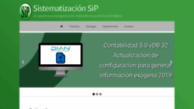 What Sistematizacionsip.com website looked like in 2021 (3 years ago)
