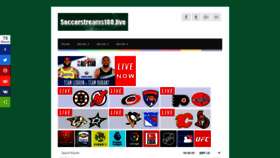 What Soccerstreams100.site website looked like in 2021 (3 years ago)