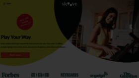 What Skoove.com website looked like in 2021 (3 years ago)