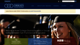 What Smccd.edu website looked like in 2021 (3 years ago)