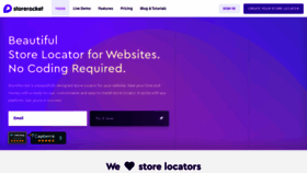 What Storerocket.io website looked like in 2021 (3 years ago)