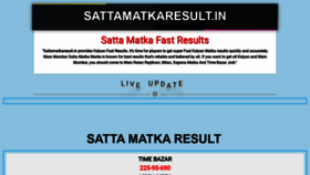 What Sattamatkaresult.in website looked like in 2021 (3 years ago)