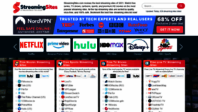 What Streamingsites.com website looked like in 2021 (3 years ago)