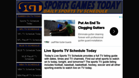What Sportsgamestoday.com website looked like in 2021 (3 years ago)