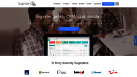 What Sugester.pl website looked like in 2021 (3 years ago)