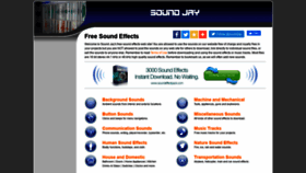 What Soundjay.com website looked like in 2021 (3 years ago)