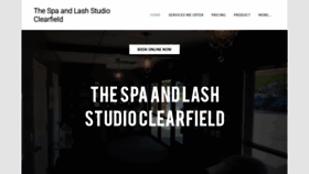 What Spa-clearfield-eyelash.com website looked like in 2021 (3 years ago)