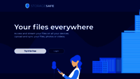 What Storagesafe.cloud website looked like in 2021 (3 years ago)