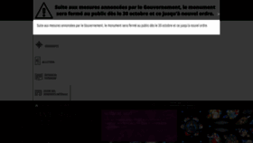 What Sainte-chapelle.fr website looked like in 2021 (3 years ago)