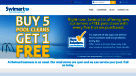 What Swimart.com.au website looked like in 2021 (3 years ago)