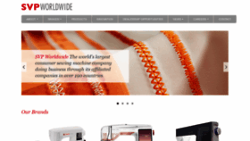 What Svpworldwide.com website looked like in 2021 (4 years ago)