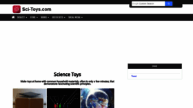 What Sci-toys.com website looked like in 2021 (3 years ago)