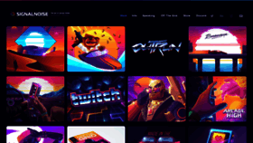 What Signalnoise.com website looked like in 2021 (3 years ago)
