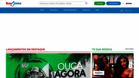 What Suamusica.com.br website looked like in 2021 (3 years ago)