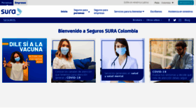 What Segurossura.com.co website looked like in 2021 (3 years ago)