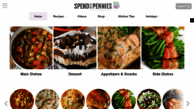 What Spendwithpennies.com website looked like in 2021 (3 years ago)
