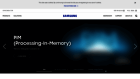 What Samsungsemi.com website looked like in 2021 (3 years ago)