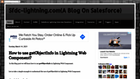 What Sfdc-lightning.com website looked like in 2021 (3 years ago)