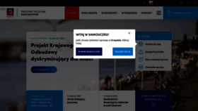 What Szczecin.eu website looked like in 2021 (3 years ago)
