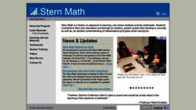 What Sternmath.com website looked like in 2021 (3 years ago)
