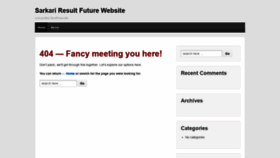 What Sarkarifuture.com website looked like in 2021 (3 years ago)