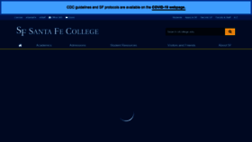 What Sfcollege.edu website looked like in 2021 (3 years ago)