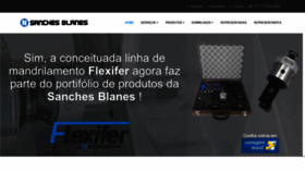 What Sanchesblanes.com.br website looked like in 2021 (3 years ago)
