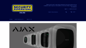 What Securitysuperstore.co.za website looked like in 2021 (3 years ago)