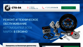 What Sto54.ru website looked like in 2021 (3 years ago)