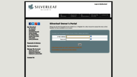 What Silverleafresortowners.com website looked like in 2021 (3 years ago)