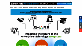 What Share.org website looked like in 2021 (3 years ago)