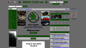 What Skoda-club.net website looked like in 2021 (3 years ago)