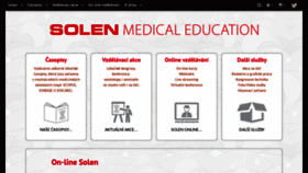 What Solen.cz website looked like in 2021 (3 years ago)